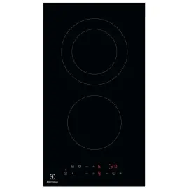Варильна поверхня Electrolux електрична склокерамічна, 30см, Доміно, чорний