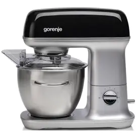 Кух.комбайн Gorenje MMC1000RLBK / 1000 Вт / 7 скоростей/  чаша-4.5 л. / 4 насадки/ чаша-нержав / корпус-алюминий / черный