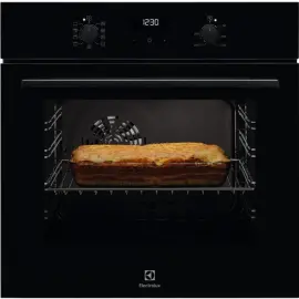 Духова шафа Electrolux електрична, 57л, A, дисплей, конвекція, телескопічні напрямні, чорний