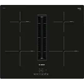 Варильна поверхня з витяжкою Bosch PIE611B15E - індукція / 60см / 4конф / чорний