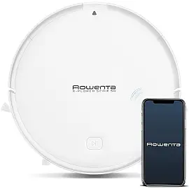 Робот-пилосос  ROWENTA Explorer Serie 50, 1500ПАВт, h=8см, конт пил -0,44л, вода -0,11л, автон. робота до 120хв, НЕРА, управлв.через смартфон, білий