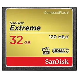 Карта памяти SanDisk 32GB CF Extreme R120/W85MB/s