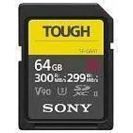 Карта пам'яті Sony 64GB SDXC C10 UHS-II U3 V90 R300/W299MB/s Tough