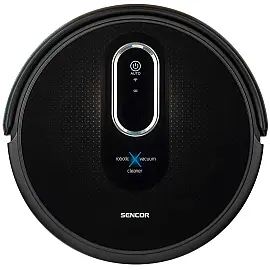 Робот-пилосос Sencor , 400Вт, h=7,9см, вологе прибирання, конт пил -0,45л, вода -0,24л, автон. робота до 120хв, вага-2,5кг, НЕРА, чорний