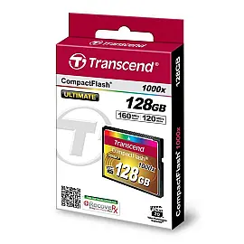 Карта памяти CompactFlash 128GB Transcend 1000X