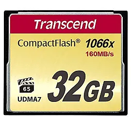 Карта памяти CompactFlash  32GB Transcend 1066X