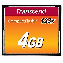 Карта памяти CompactFlash   4GB Transcend 133X