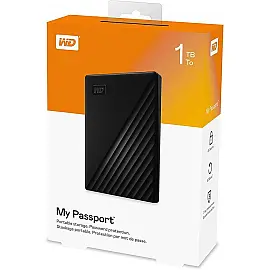 Портативний жорсткий диск WD 1TB USB 3.2 Gen 1 My Passport Black