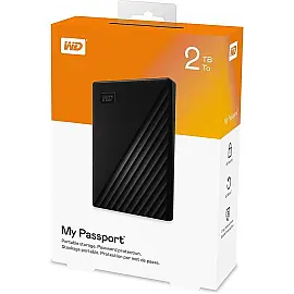 Портативний жорсткий диск WD 2TB USB 3.2 Gen 1 My Passport Black