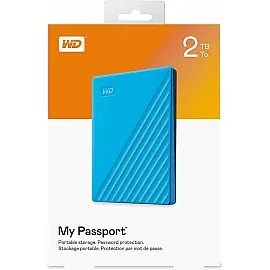 Портативний жорсткий диск WD 2TB USB 3.2 Gen 1 My Passport Blue