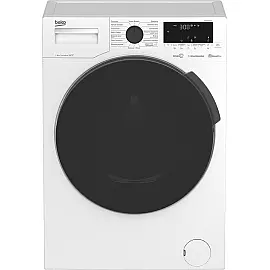 Пральна машина Beko фронтальна, 8кг, 1400, A+++, 55см, дисплей, пар, інвертор, білий