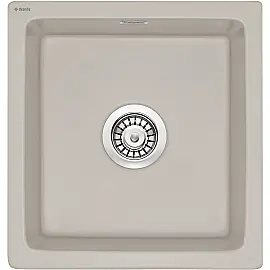 Мийка кухонна Deante Sabor, кераміка, квадрат, без крила, 450х478х217мм, чаша - 1, врізна+накладна, капучiно