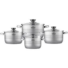 Набір каструль з нержавіючої сталі Bohmann BH 1508