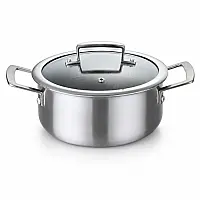 Професійна каструля з нержавіючої сталі Bohmann BP 4100-24 Premium, 4.9 л. 24 см 
