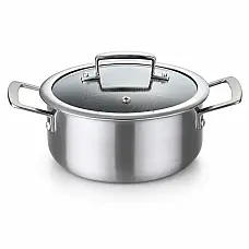 Професійна каструля з нержавіючої сталі Bohmann BP 4100-24 Premium, 4.9 л. 24 см 