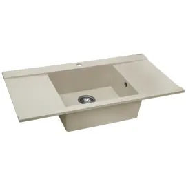 Мойка кухонная гранитная Perfelli ETERNO PGE 125-96 LIGHT BEIGE