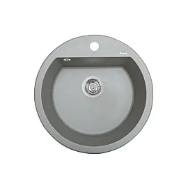 Мойка кухонная гранитная Perfelli SONNO RGS 1051-51 GREY METALLIC