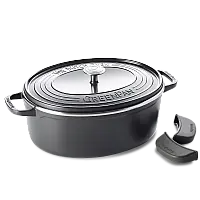 Гусятниця з кришкою GreenPan Featherweights, 25 см, 6,2 л з керамічним покриттям, чорний (CC002222-001)