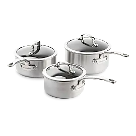 Набір ковшів з кришками GreenPan Premiere, 16 / 18 / 20 см, 1.6 / 2,1 / 3,1 л з керамічним покриттям (CC003822-001)