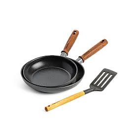 Набір сковорідок GreenPan Mayflower Pro, 20+24 см з керамічним покриттям + лопатка з прорізами (CC005408-001)