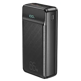 Портативний зарядний пристрій XO PR201 - 30000 mAh PD65W for laptop (Black)