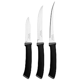 Набір ножів TRAMONTINA FELICE black, 3 предмети